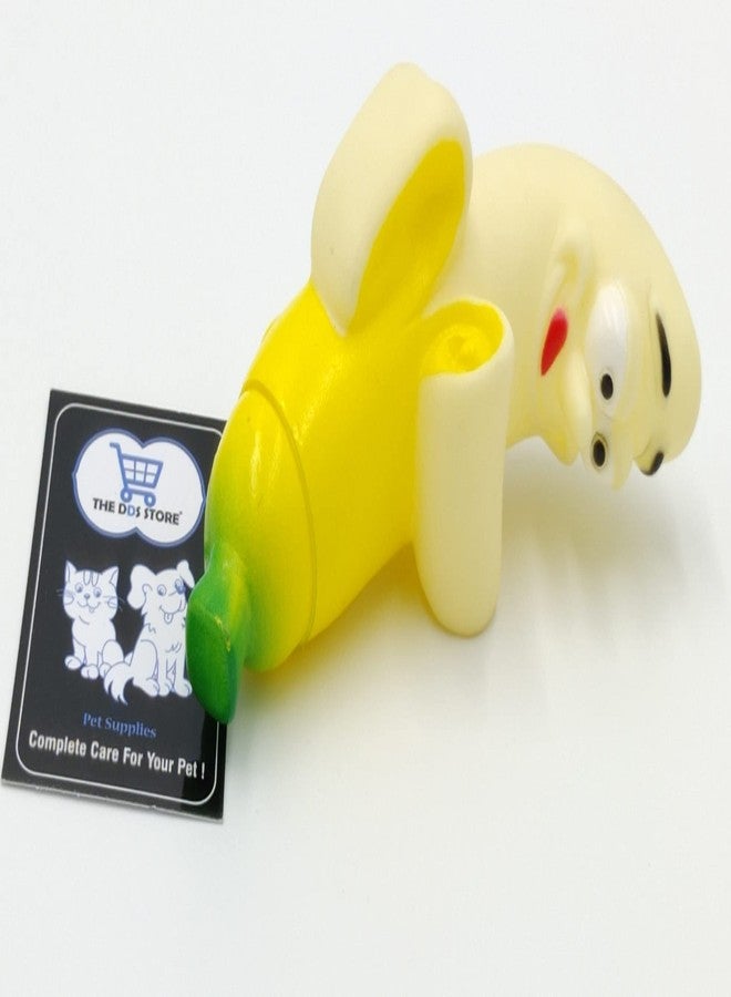 THE DDS STORE 1 Pc Banana Dog Toy Interactive Puppy Squeaky Toy Dog Chew Toy Vinyl Dog Toy - Image 3